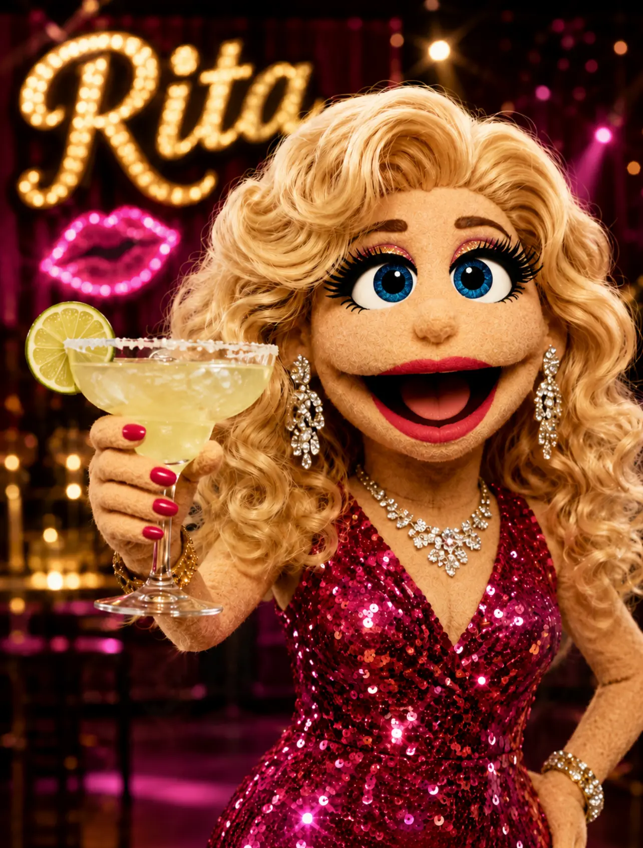 Rita, puppet star of the show